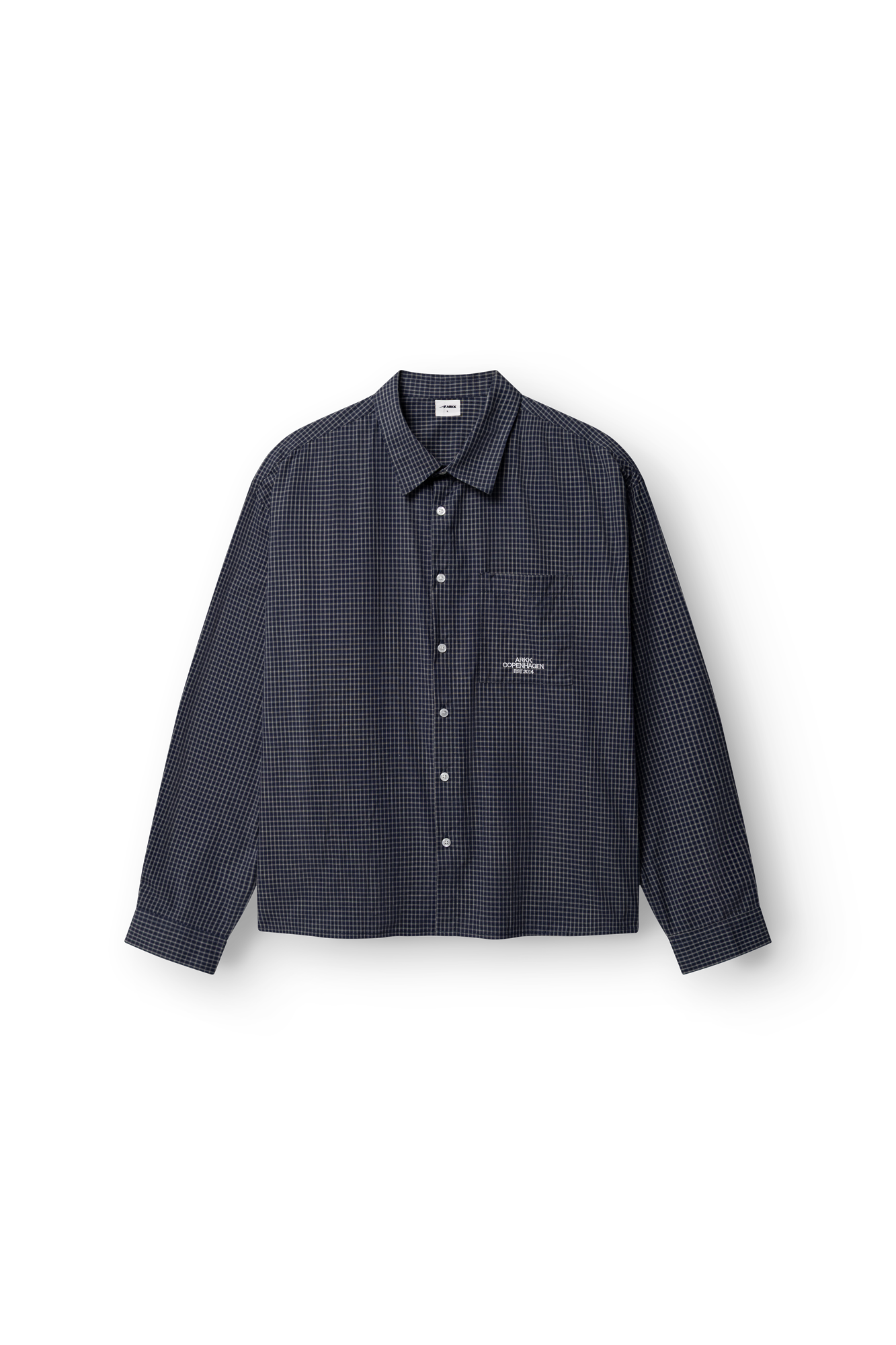ARKK Apparel ARKK Checkered Shirt | Faded Black Shirt
